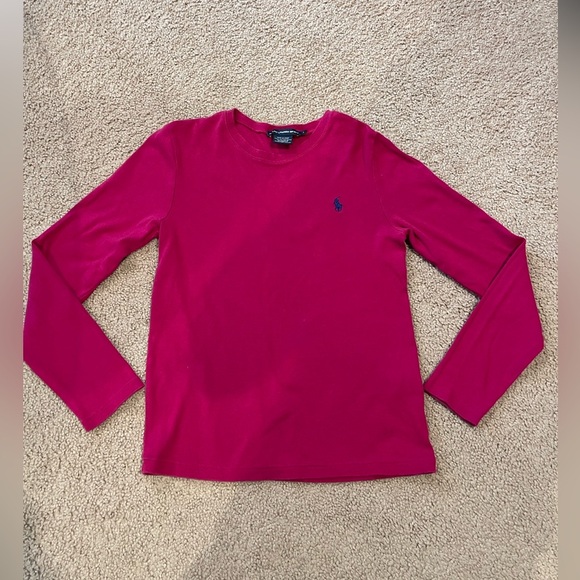Women's (Junior) RALPH LAUREN SPORT crew neck long sleeve tee - Picture 2 of 9